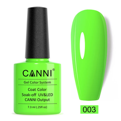 CANNI Gel Varnish Color ref 001-100 Series UV LED Lamp 7.3ml