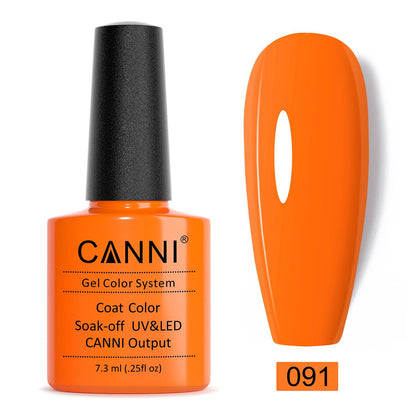 CANNI Gel Varnish Color ref 001-100 Series UV LED Lamp 7.3ml