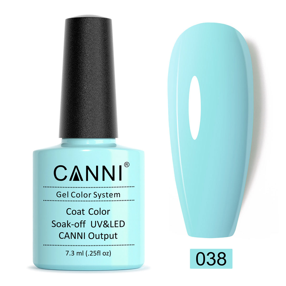 CANNI Gel Varnish Color ref 001-100 Series UV LED Lamp 7.3ml