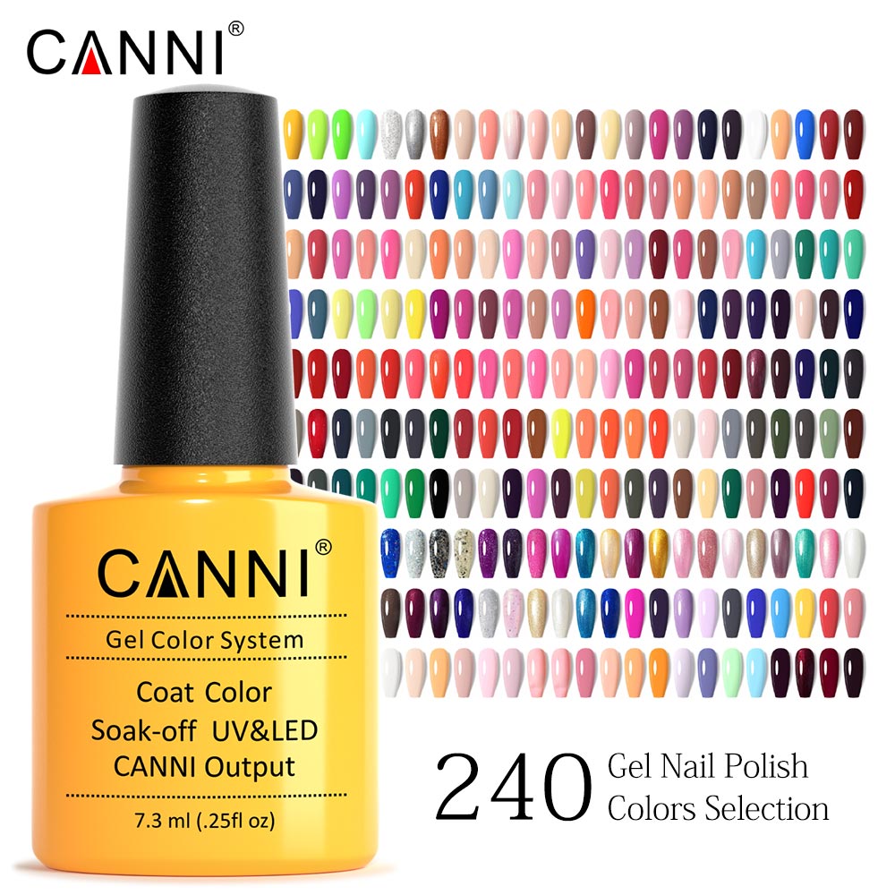 CANNI Gel Varnish Color ref 001-100 Series UV LED Lamp 7.3ml