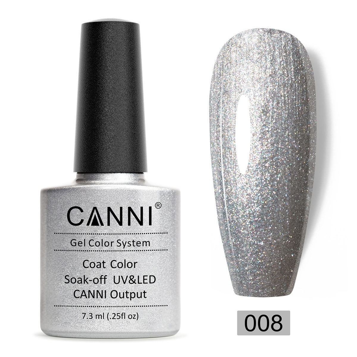 CANNI Gel Varnish Color ref 001-100 Series UV LED Lamp 7.3ml