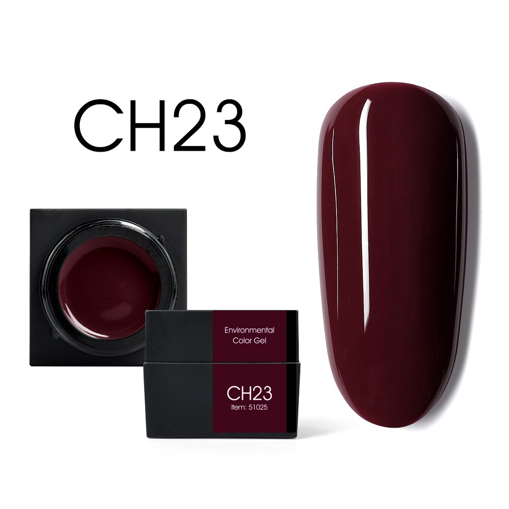 CANNI New 5ml Mud Color Gel 48 Colors Environmental Cover Well Solid Gel Non-Flowing UV/LED Pigment Gel Creamy Texture Manicure