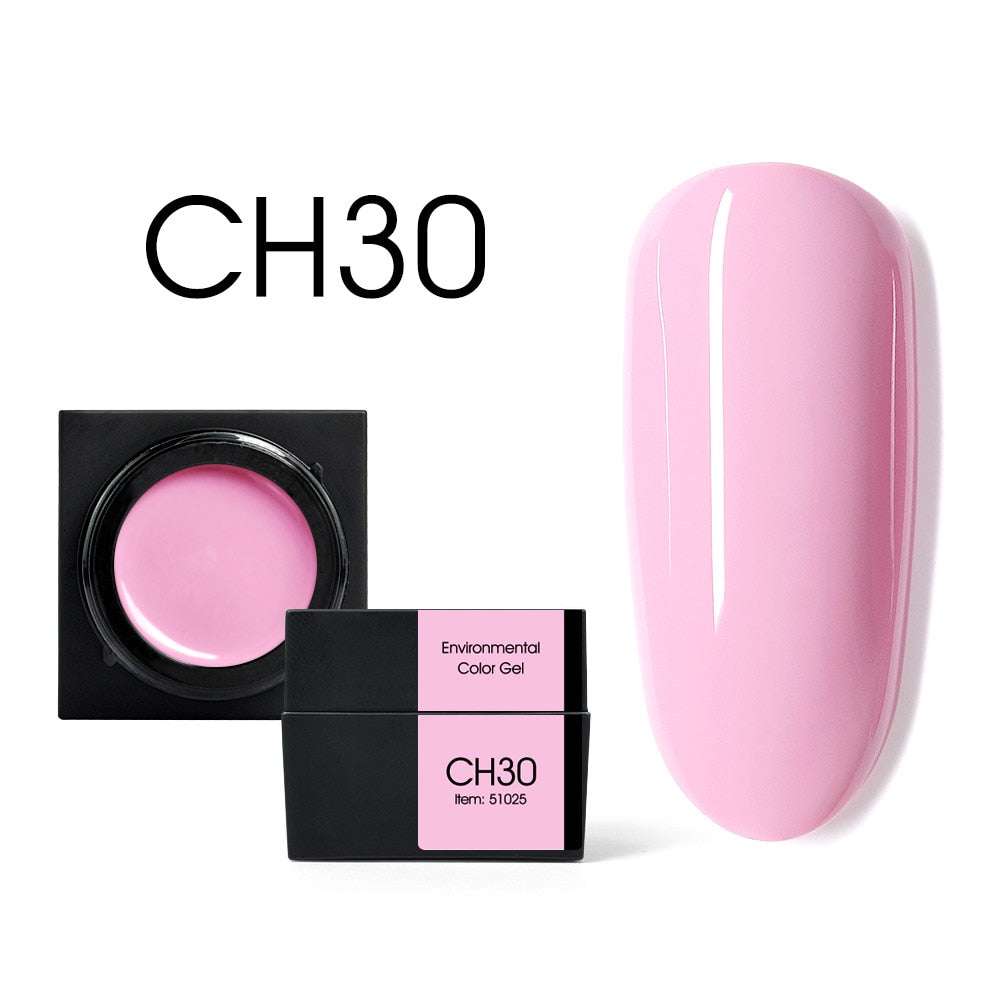 CANNI New 5ml Mud Color Gel 48 Colors Environmental Cover Well Solid Gel Non-Flowing UV/LED Pigment Gel Creamy Texture Manicure