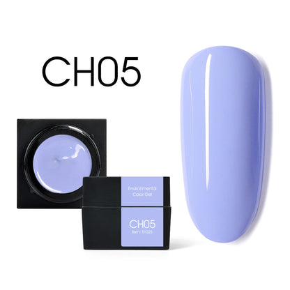 CANNI New 5ml Mud Color Gel 48 Colors Environmental Cover Well Solid Gel Non-Flowing UV/LED Pigment Gel Creamy Texture Manicure