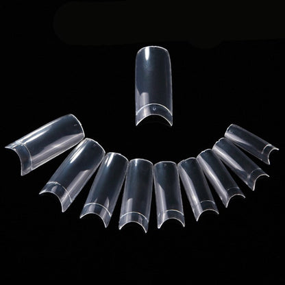 500pcs/box Full Cover Fake Nail Artificial Press Ballerina Transparent/Natural/white False Coffin Nails Art Tips Manicure Tool