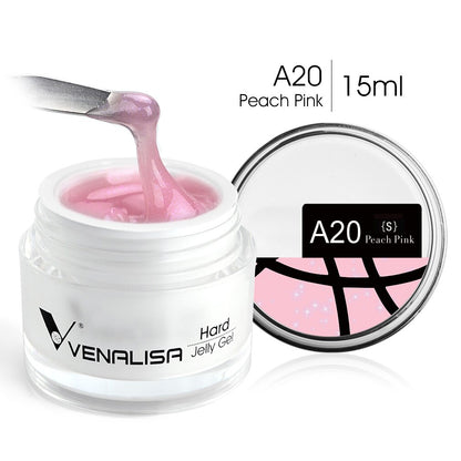 Hard Jelly Builder Nail Extend Gel Venalisa Poly Nail Gel 15ml Nail Art French Gel Gum Clear Camouflage UV Construction Gel