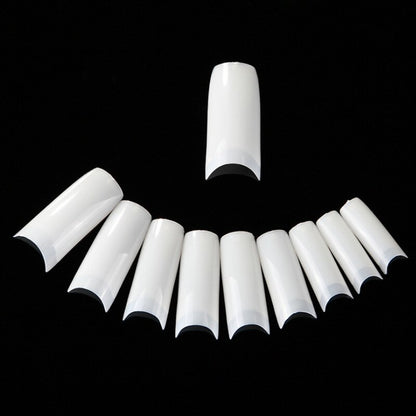 500pcs/box Full Cover Fake Nail Artificial Press Ballerina Transparent/Natural/white False Coffin Nails Art Tips Manicure Tool