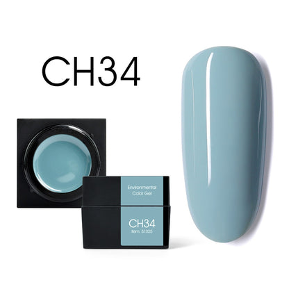 CANNI New 5ml Mud Color Gel 48 Colors Environmental Cover Well Solid Gel Non-Flowing UV/LED Pigment Gel Creamy Texture Manicure