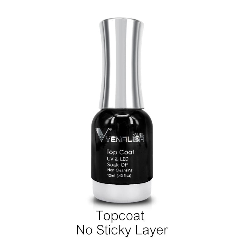 ref 1102- 1112 top base primer Venalisa Nail Gel Polish 12ml Gorgeous Color Gel Polish Nail Gel Soak Off UV LED Full Coverage Gel Polish Nail Lacquer Varnish