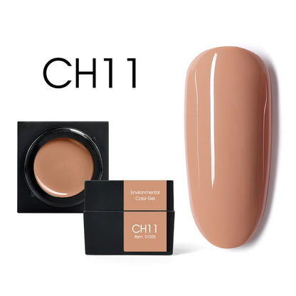 CANNI New 5ml Mud Color Gel 48 Colors Environmental Cover Well Solid Gel Non-Flowing UV/LED Pigment Gel Creamy Texture Manicure