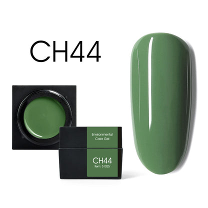 CANNI New 5ml Mud Color Gel 48 Colors Environmental Cover Well Solid Gel Non-Flowing UV/LED Pigment Gel Creamy Texture Manicure