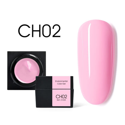 CANNI New 5ml Mud Color Gel 48 Colors Environmental Cover Well Solid Gel Non-Flowing UV/LED Pigment Gel Creamy Texture Manicure