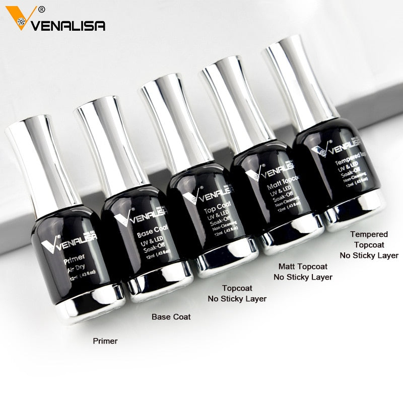 ref1001 -1100 Venalisa 12mlNail Gel Polish 12ml Gorgeous Color Gel Polish Nail Gel Soak Off UV LED Full Coverage Gel Polish Nail Lacquer Varnish