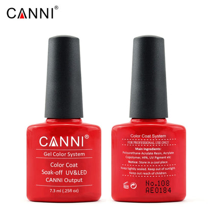 CANNI Gel Varnish Color ref128-227 Series UV LED Lamp 7.3ml