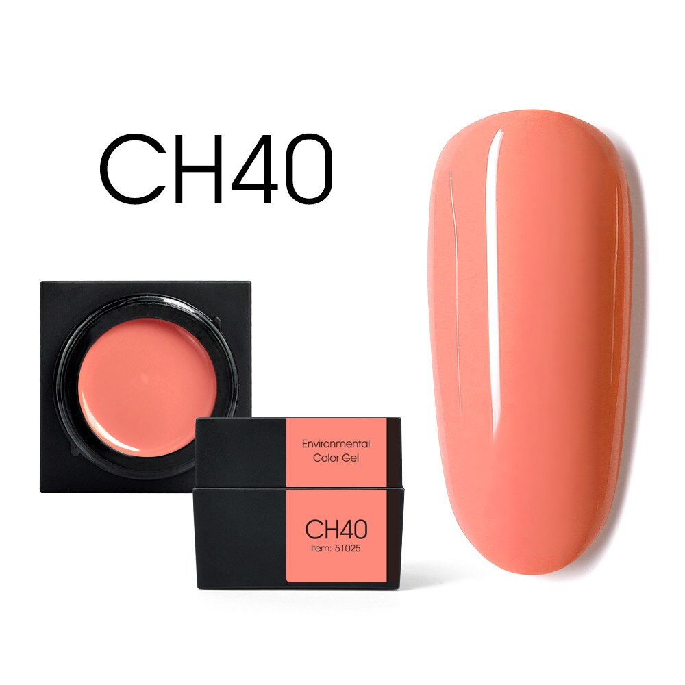 CANNI New 5ml Mud Color Gel 48 Colors Environmental Cover Well Solid Gel Non-Flowing UV/LED Pigment Gel Creamy Texture Manicure