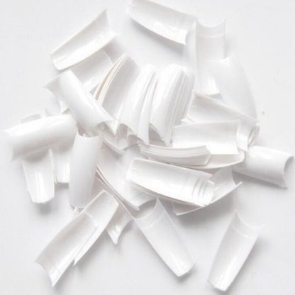 500pcs/box Full Cover Fake Nail Artificial Press Ballerina Transparent/Natural/white False Coffin Nails Art Tips Manicure Tool