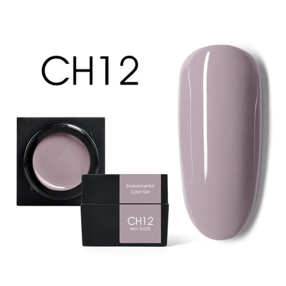 CANNI New 5ml Mud Color Gel 48 Colors Environmental Cover Well Solid Gel Non-Flowing UV/LED Pigment Gel Creamy Texture Manicure