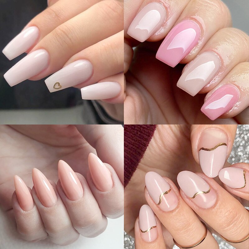 Hard Jelly Builder Nail Extend Gel Venalisa Poly Nail Gel 15ml Nail Art French Gel Gum Clear Camouflage UV Construction Gel
