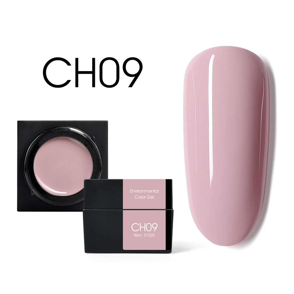 CANNI New 5ml Mud Color Gel 48 Colors Environmental Cover Well Solid Gel Non-Flowing UV/LED Pigment Gel Creamy Texture Manicure