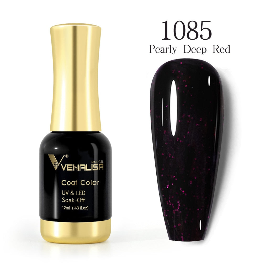 ref1001 -1100 Venalisa 12mlNail Gel Polish 12ml Gorgeous Color Gel Polish Nail Gel Soak Off UV LED Full Coverage Gel Polish Nail Lacquer Varnish