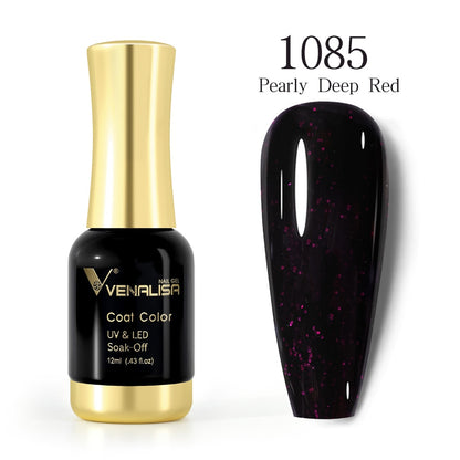 ref1001 -1100 Venalisa 12mlNail Gel Polish 12ml Gorgeous Color Gel Polish Nail Gel Soak Off UV LED Full Coverage Gel Polish Nail Lacquer Varnish