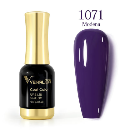 ref1001 -1100 Venalisa 12mlNail Gel Polish 12ml Gorgeous Color Gel Polish Nail Gel Soak Off UV LED Full Coverage Gel Polish Nail Lacquer Varnish