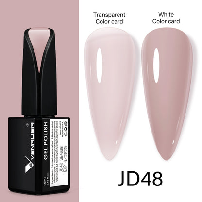 Venalisa 15ml Gel Polish Jelly Color Manicure New Formula Matt Top Coat Luxury Soak Off UV LED Colorful Nail Gel Lacquer