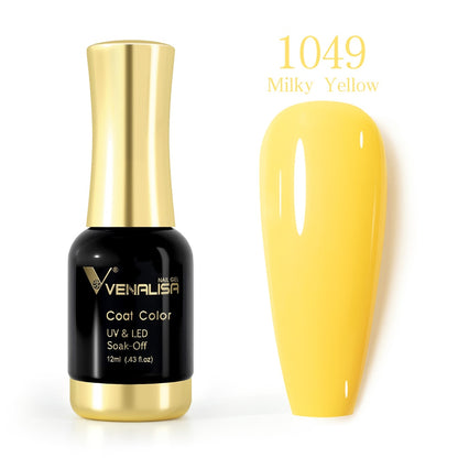 ref1001 -1100 Venalisa 12mlNail Gel Polish 12ml Gorgeous Color Gel Polish Nail Gel Soak Off UV LED Full Coverage Gel Polish Nail Lacquer Varnish