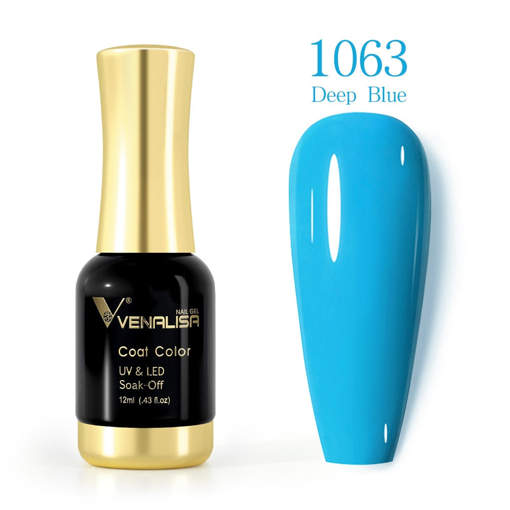ref1001 -1100 Venalisa 12mlNail Gel Polish 12ml Gorgeous Color Gel Polish Nail Gel Soak Off UV LED Full Coverage Gel Polish Nail Lacquer Varnish