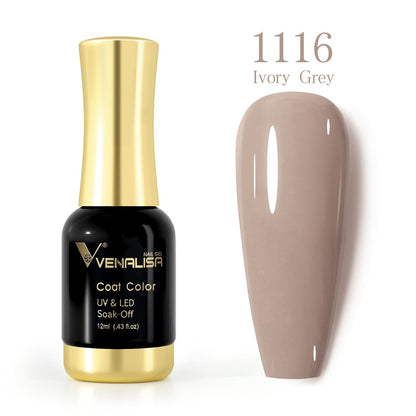 ref 1102- 1112 top base primer Venalisa Nail Gel Polish 12ml Gorgeous Color Gel Polish Nail Gel Soak Off UV LED Full Coverage Gel Polish Nail Lacquer Varnish