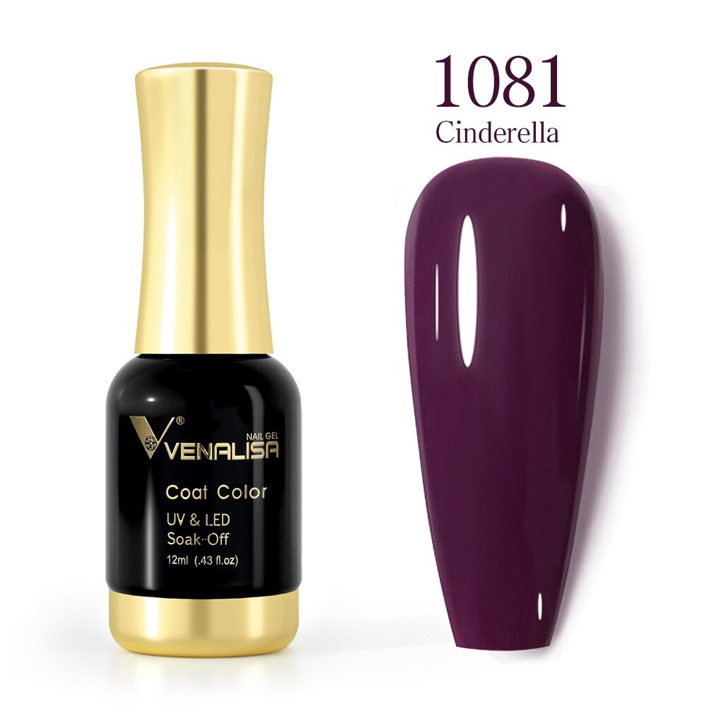 ref1001 -1100 Venalisa 12mlNail Gel Polish 12ml Gorgeous Color Gel Polish Nail Gel Soak Off UV LED Full Coverage Gel Polish Nail Lacquer Varnish