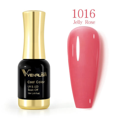 ref1001 -1100 Venalisa 12mlNail Gel Polish 12ml Gorgeous Color Gel Polish Nail Gel Soak Off UV LED Full Coverage Gel Polish Nail Lacquer Varnish