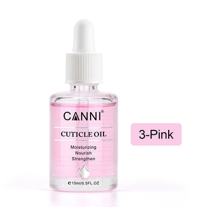 z CANNI 15ml Cuticle Oil Nail Gel Polish Manicure Nail Skin Care Moisturizing Nourish Strengthen for Gel Nail Cuticle Softener