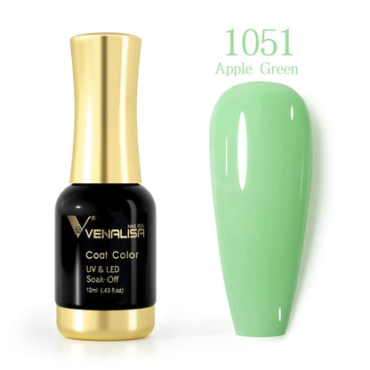 ref1001 -1100 Venalisa 12mlNail Gel Polish 12ml Gorgeous Color Gel Polish Nail Gel Soak Off UV LED Full Coverage Gel Polish Nail Lacquer Varnish