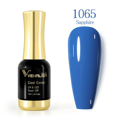 ref1001 -1100 Venalisa 12mlNail Gel Polish 12ml Gorgeous Color Gel Polish Nail Gel Soak Off UV LED Full Coverage Gel Polish Nail Lacquer Varnish