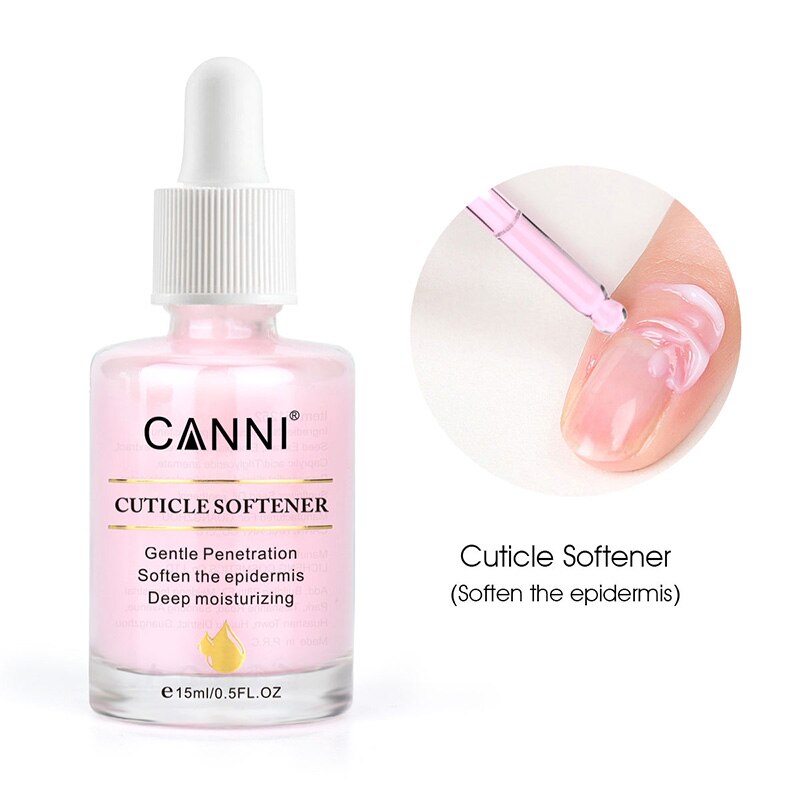 z CANNI 15ml Cuticle Oil Nail Gel Polish Manicure Nail Skin Care Moisturizing Nourish Strengthen for Gel Nail Cuticle Softener