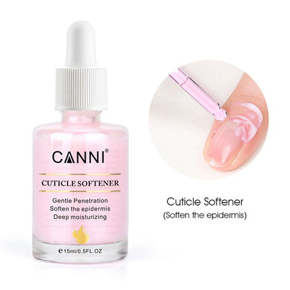 z CANNI 15ml Cuticle Oil Nail Gel Polish Manicure Nail Skin Care Moisturizing Nourish Strengthen for Gel Nail Cuticle Softener