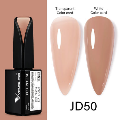 Venalisa 15ml Gel Polish Jelly Color Manicure New Formula Matt Top Coat Luxury Soak Off UV LED Colorful Nail Gel Lacquer