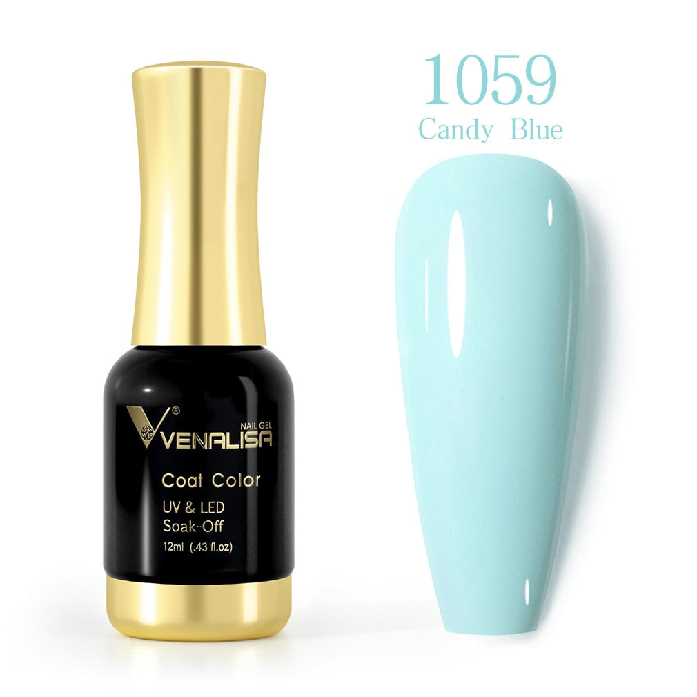 ref1001 -1100 Venalisa 12mlNail Gel Polish 12ml Gorgeous Color Gel Polish Nail Gel Soak Off UV LED Full Coverage Gel Polish Nail Lacquer Varnish