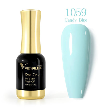 ref1001 -1100 Venalisa 12mlNail Gel Polish 12ml Gorgeous Color Gel Polish Nail Gel Soak Off UV LED Full Coverage Gel Polish Nail Lacquer Varnish