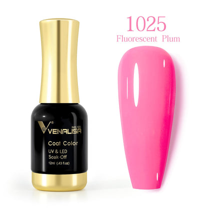 ref1001 -1100 Venalisa 12mlNail Gel Polish 12ml Gorgeous Color Gel Polish Nail Gel Soak Off UV LED Full Coverage Gel Polish Nail Lacquer Varnish