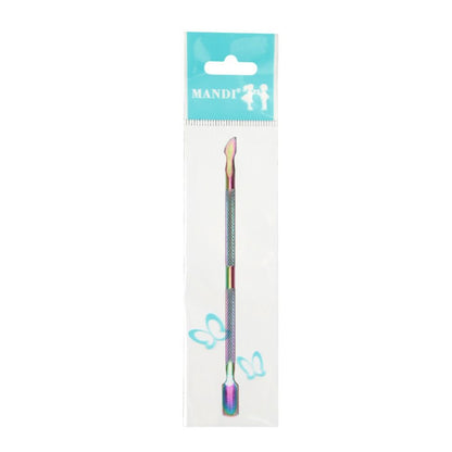 Nail Art Dead skin removal Tool For Nail Art Cuticle Pusher Steel Nail Manicures Remover Manicure Sticks Remove Nail Dirt
