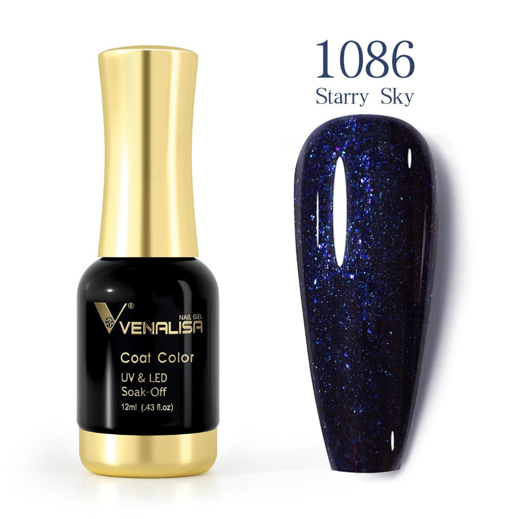 ref1001 -1100 Venalisa 12mlNail Gel Polish 12ml Gorgeous Color Gel Polish Nail Gel Soak Off UV LED Full Coverage Gel Polish Nail Lacquer Varnish