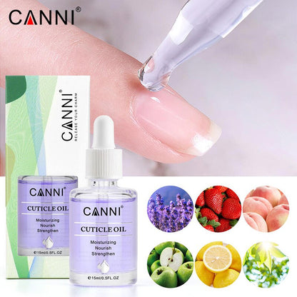 z CANNI 15ml Cuticle Oil Nail Gel Polish Manicure Nail Skin Care Moisturizing Nourish Strengthen for Gel Nail Cuticle Softener