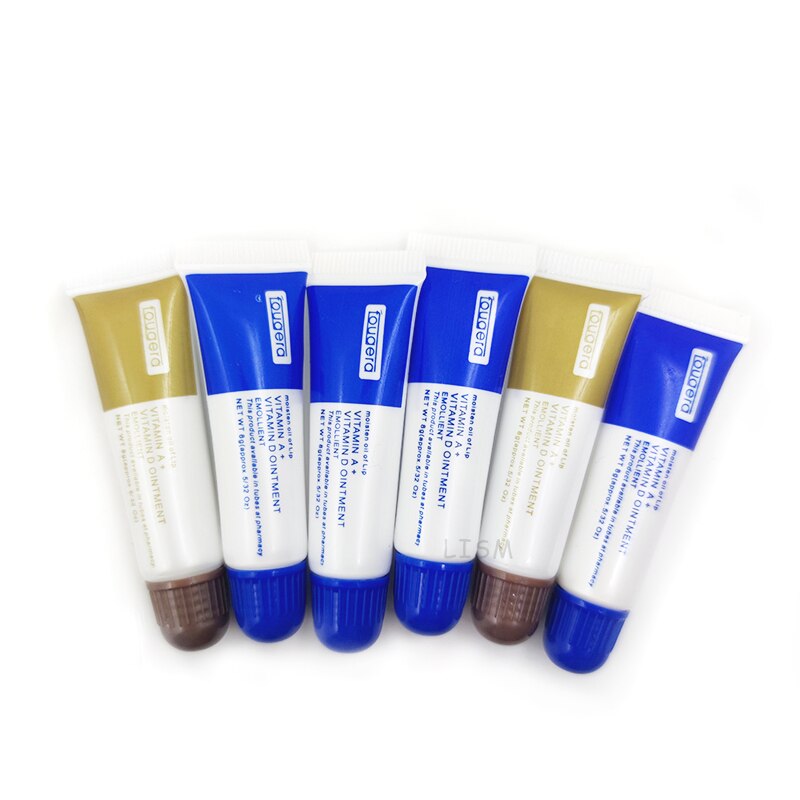 10PCS Microblading Tattoo Aftercare Cream Care Permanent Makeup Fougera Vitamin Ointment A&D Anti Scar Repair Gel Nursing Tattoo