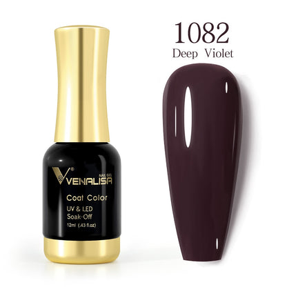 ref1001 -1100 Venalisa 12mlNail Gel Polish 12ml Gorgeous Color Gel Polish Nail Gel Soak Off UV LED Full Coverage Gel Polish Nail Lacquer Varnish