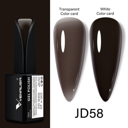 Venalisa 15ml Gel Polish Jelly Color Manicure New Formula Matt Top Coat Luxury Soak Off UV LED Colorful Nail Gel Lacquer