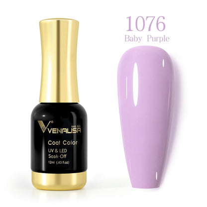 ref1001 -1100 Venalisa 12mlNail Gel Polish 12ml Gorgeous Color Gel Polish Nail Gel Soak Off UV LED Full Coverage Gel Polish Nail Lacquer Varnish