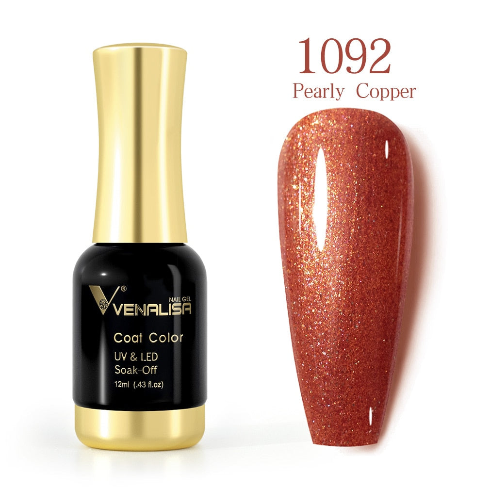 ref1001 -1100 Venalisa 12mlNail Gel Polish 12ml Gorgeous Color Gel Polish Nail Gel Soak Off UV LED Full Coverage Gel Polish Nail Lacquer Varnish