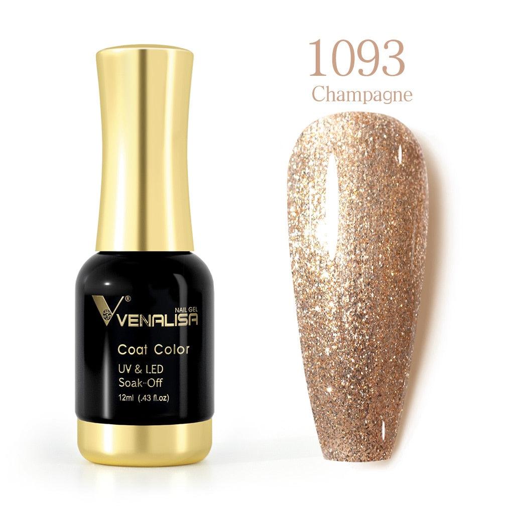 ref1001 -1100 Venalisa 12mlNail Gel Polish 12ml Gorgeous Color Gel Polish Nail Gel Soak Off UV LED Full Coverage Gel Polish Nail Lacquer Varnish